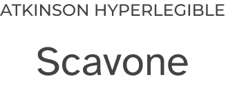 Fonte Atkinson Hyperlegible - Scavone