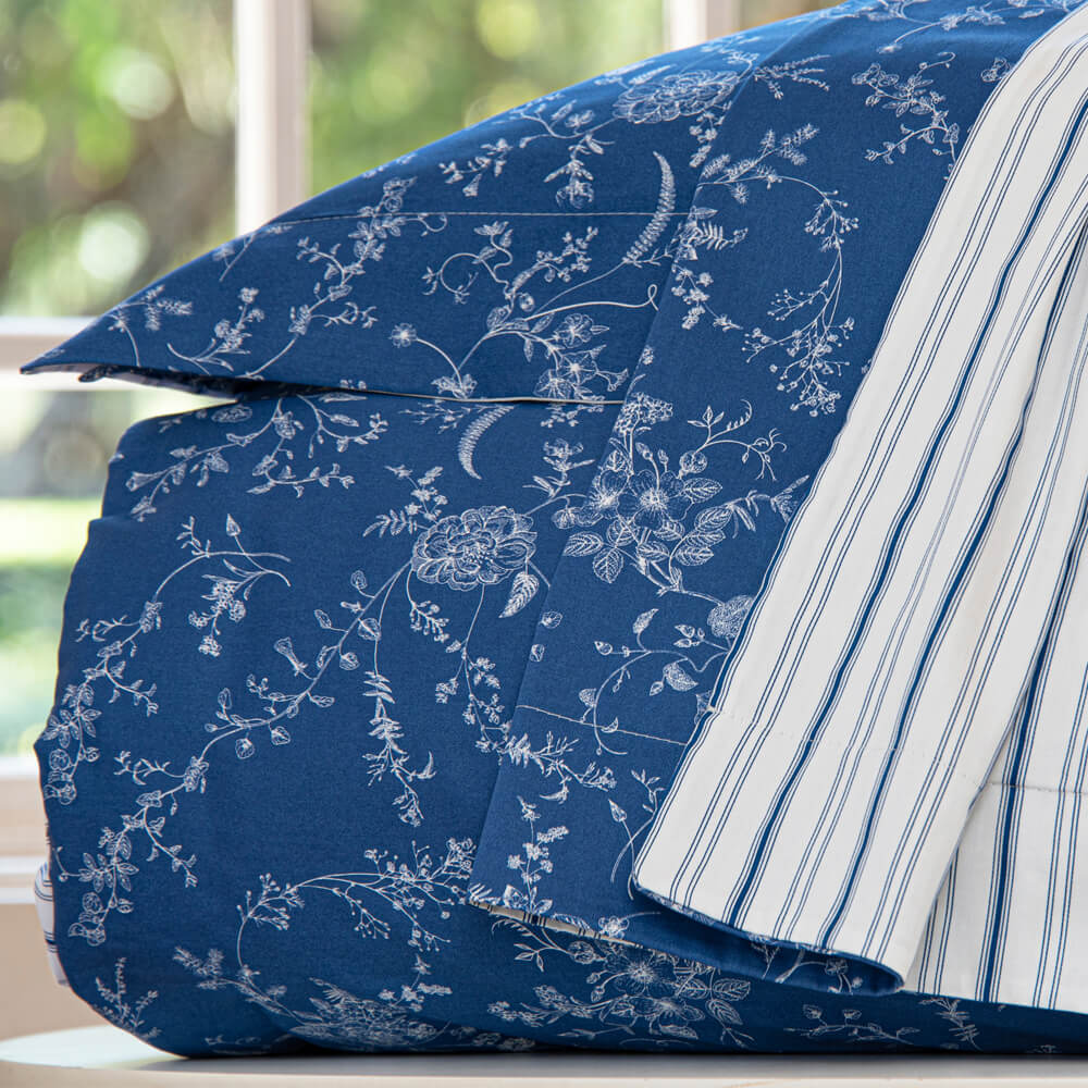 Duvet cetim 300 fios Bellagio estampado - Imagem 1