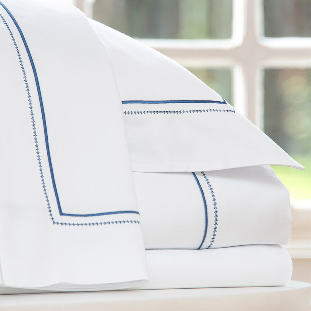 Jogo de lençol cetim 300 fios Capri liso - Imagem 1