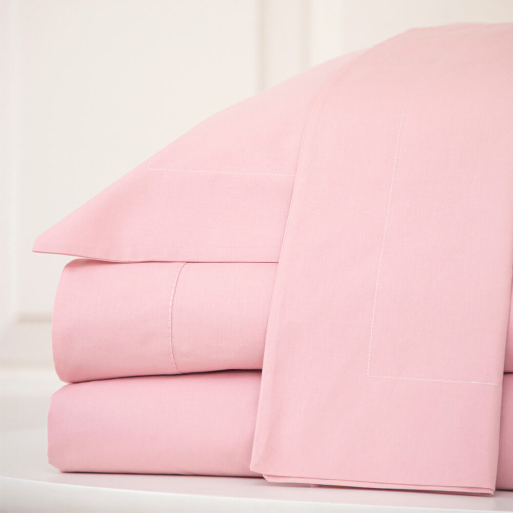 Jogo de lençol percal 200 fios liso - Imagem 1