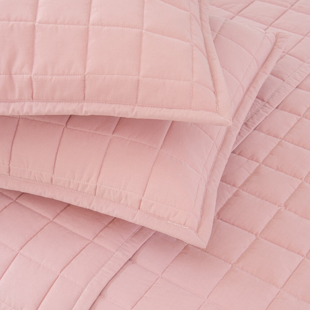 Colcha matelassê percal 200 fios lisa - Imagem 2