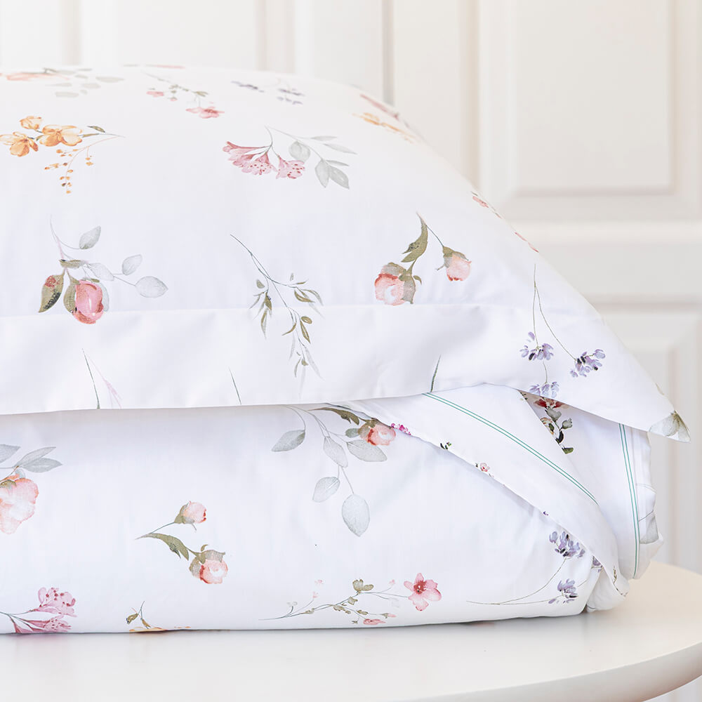 Duvet cetim 300 fios Provence estampado - Imagem 1