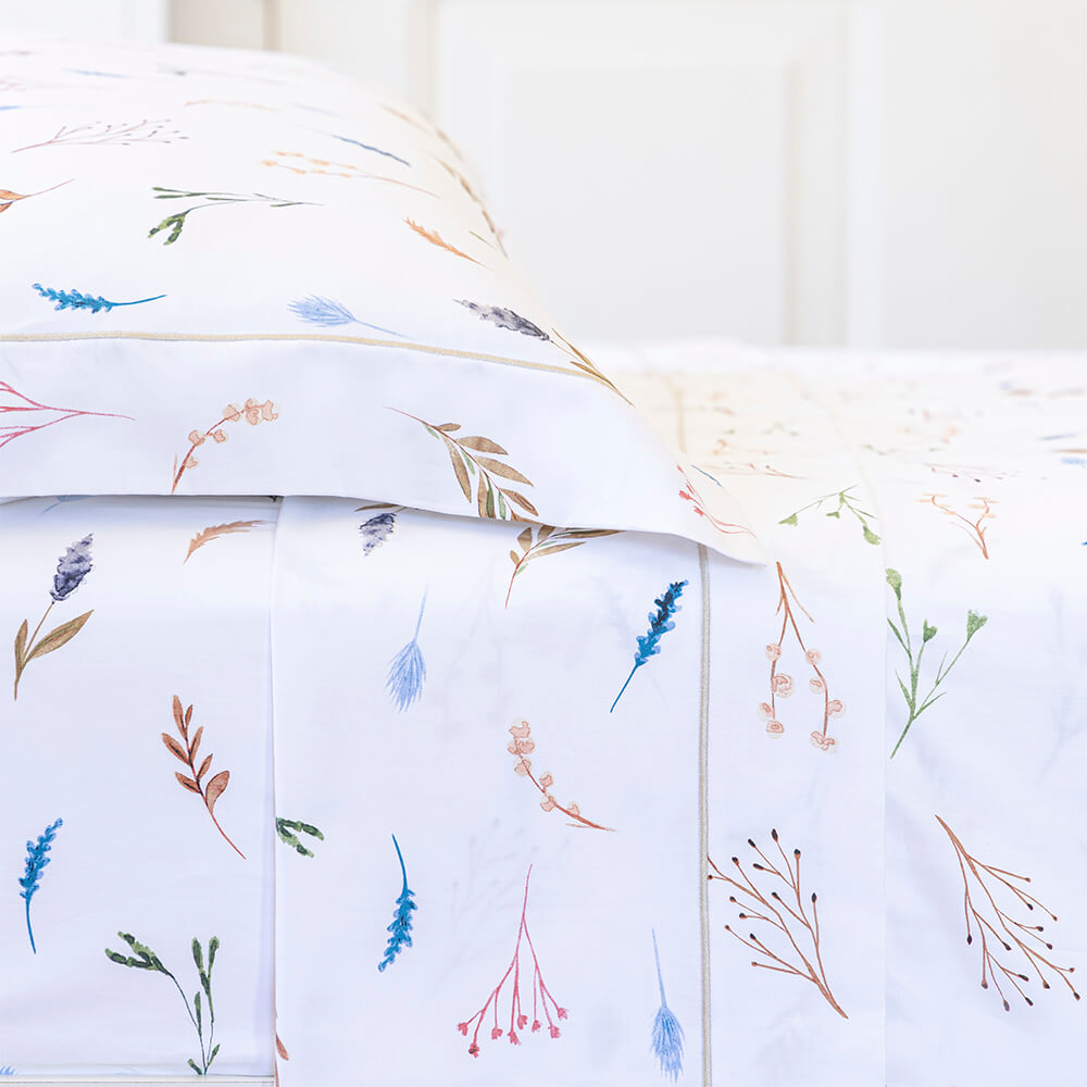 Jogo de lençol cetim 300 fios Wind estampado - Imagem 2
