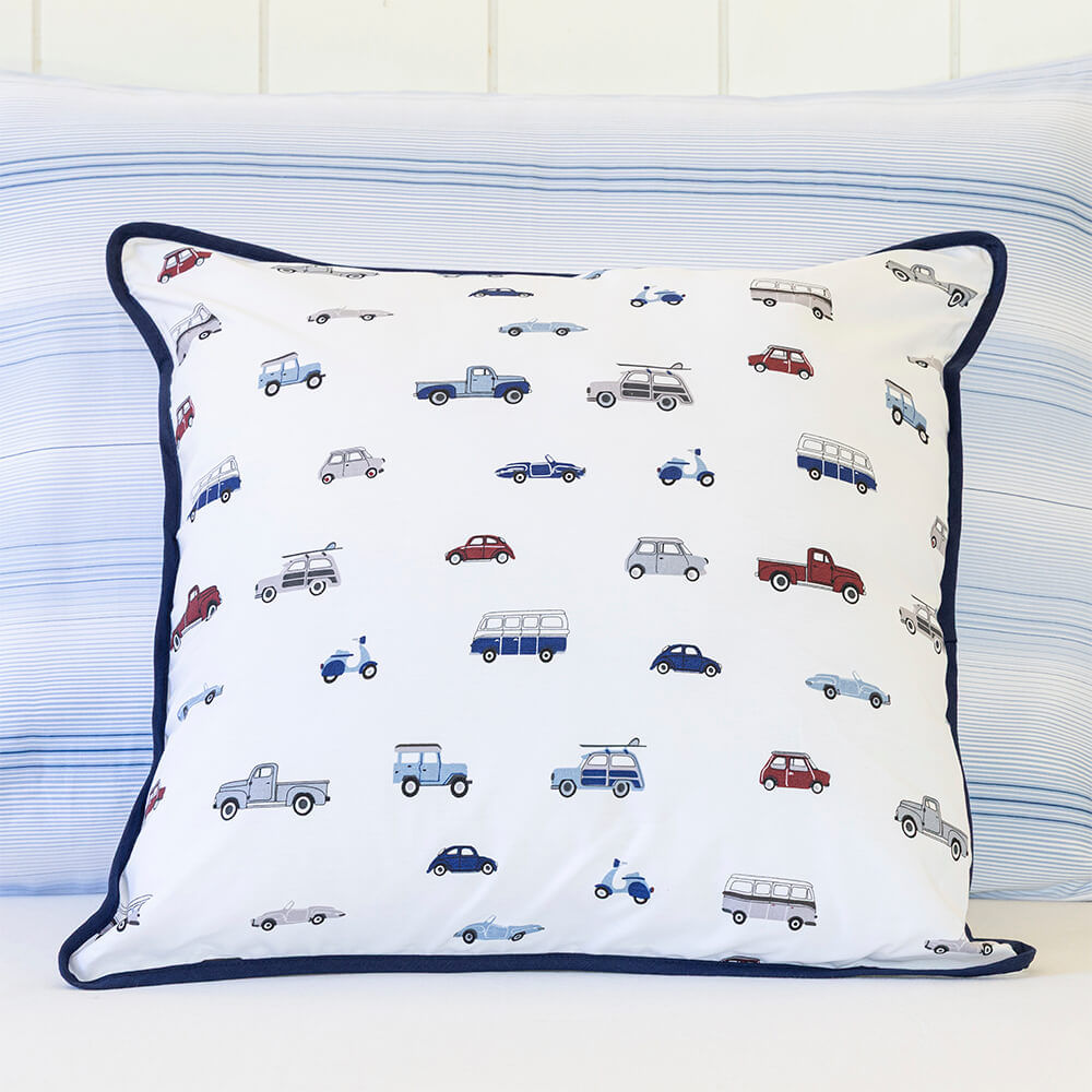 Almofada percal 200 fios Carros estampada - Imagem 1