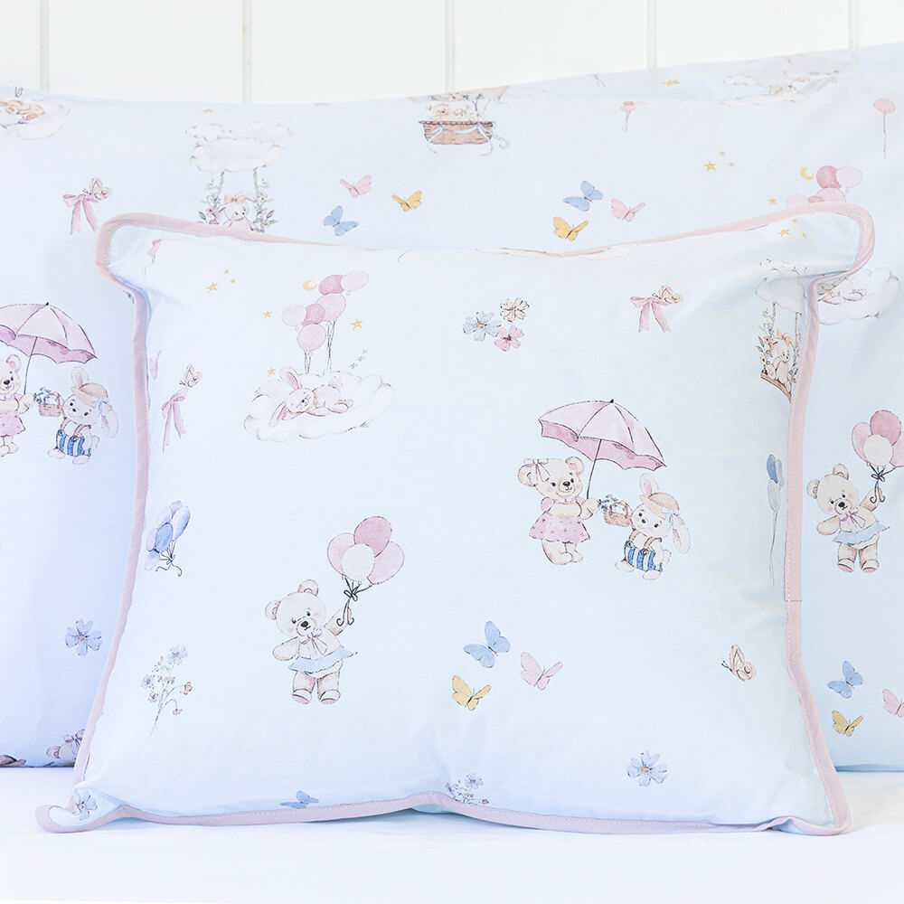 Almofada percal 200 fios Teddy estampada - Imagem 2