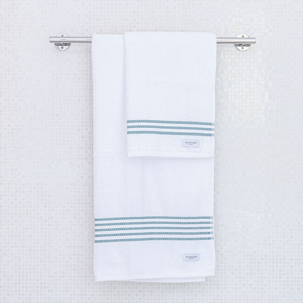 Kit banho 02 peças fio penteado verde - Imagem 2