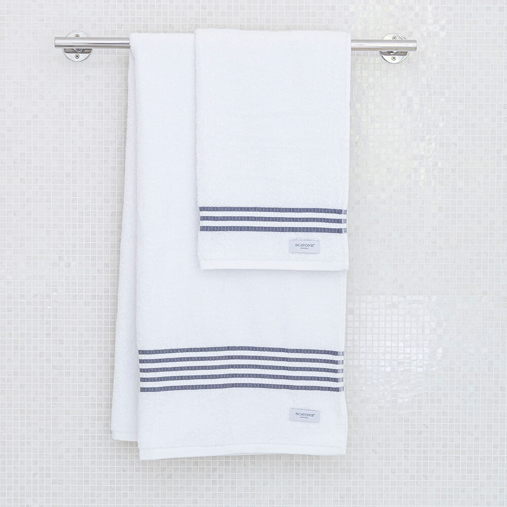 Kit banho 02 peças fio penteado cinza - Imagem 2