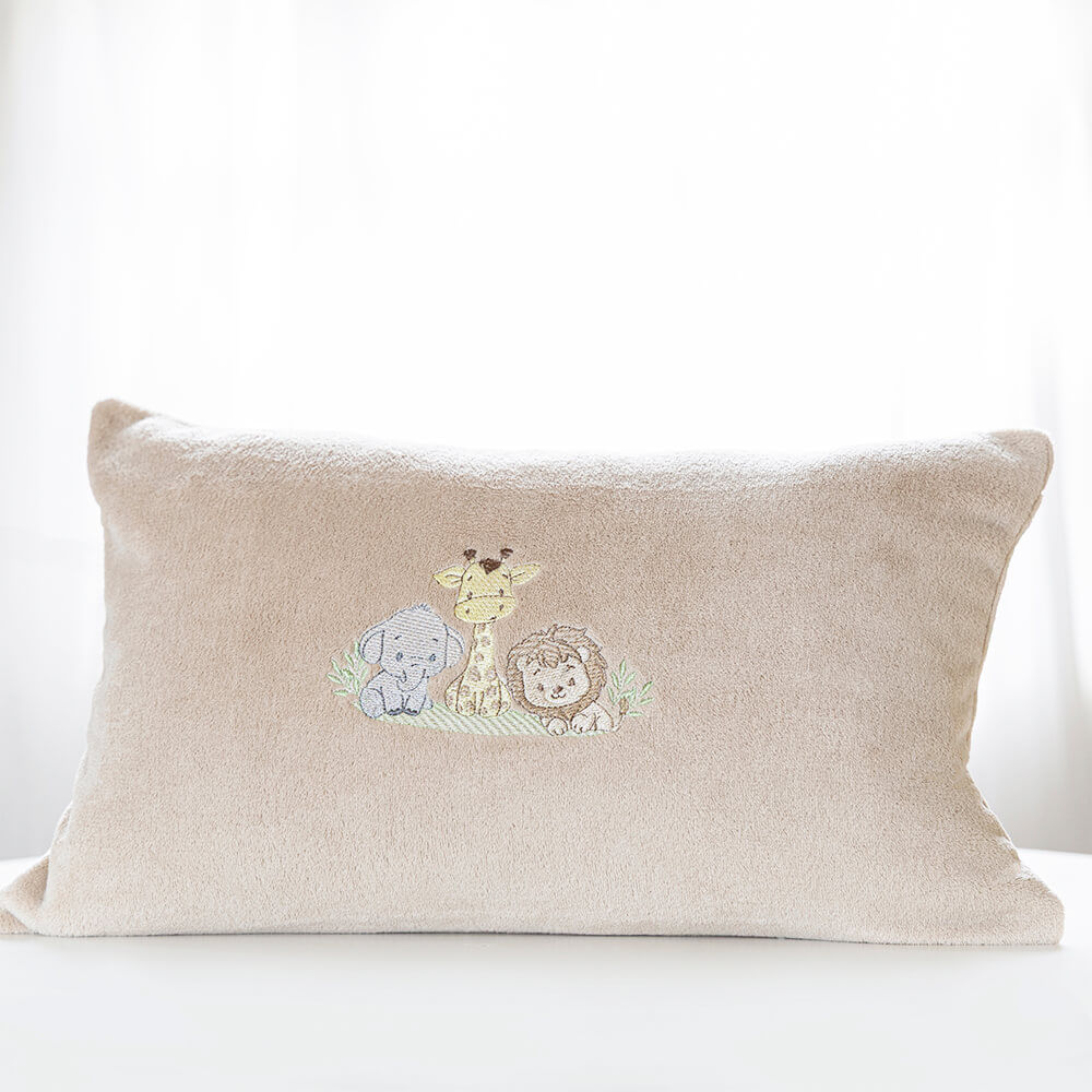 Almofada de microfibra Safari bordada - Imagem 1