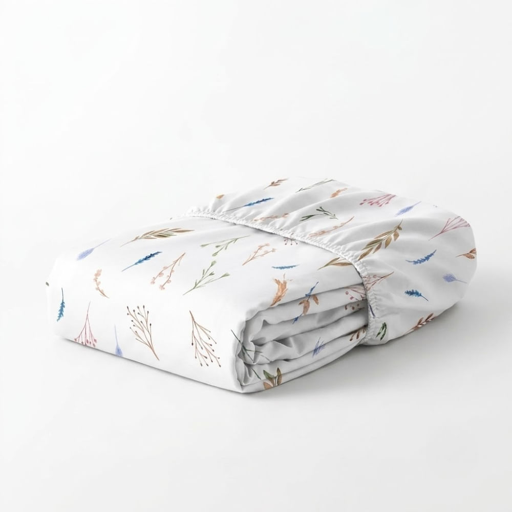 Lençol Avulso Cetim 300 Fios Wind Estampado - Imagem 1