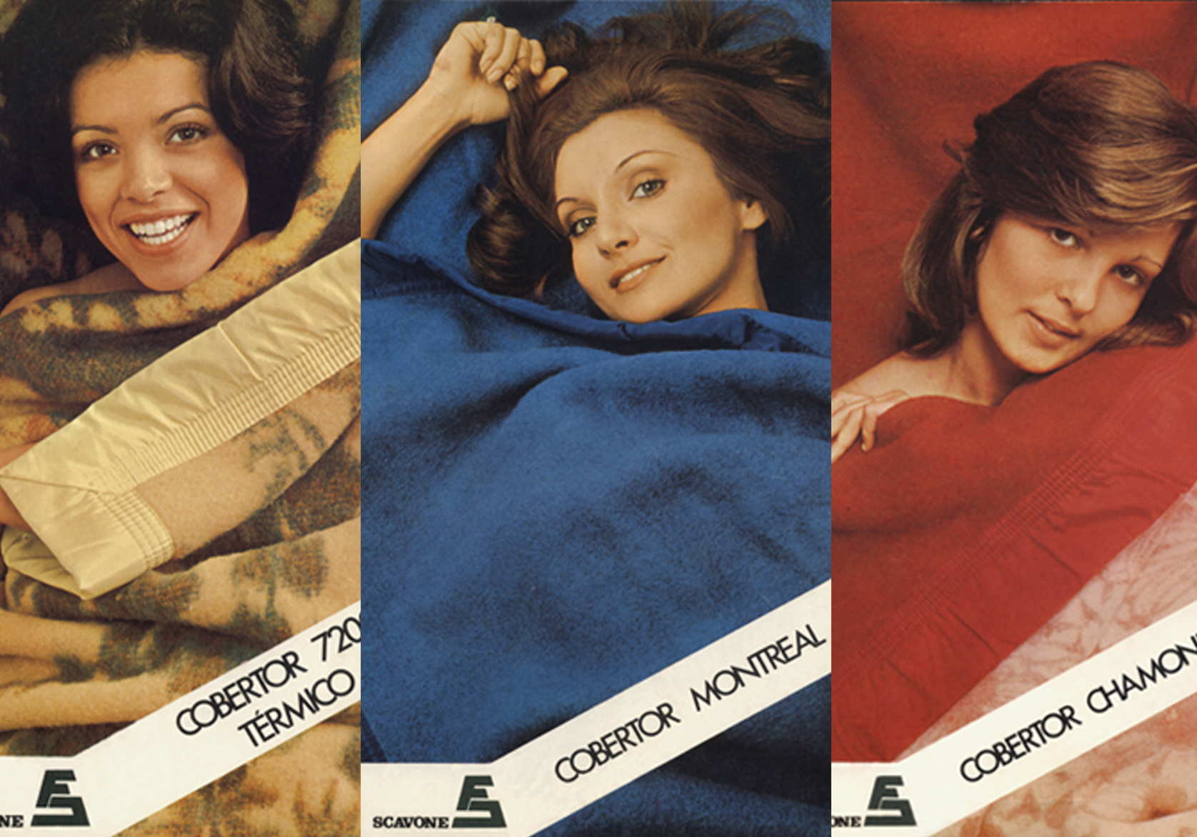 Campanha cobertores anos 70